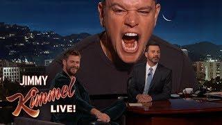 Matt Damon Ruins Chris Hemsworth Interview