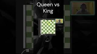 How to checkmate: Queen vs King #chess #howtoplaychess