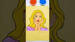Barbie Princess#barbie #princess #asmr #sandasmr #satisfying #relaxing #sandpainting #sandart