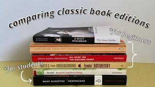 Comparing Different Classic Book Editions