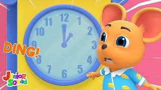 Hickory Dickory Dock 3D Animoitu Sarjakuva Laulu Esikoululaisille - Junior Squad