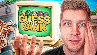 ICH HABE NOCH NIE SO FALSCH GETIPPT! (Guess The Rank)