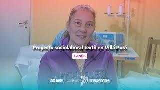  Taller textil en Villa Porá -Lanús