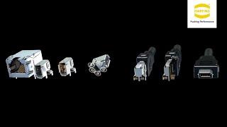 HARTING ix Industrial® Mini Ethernet Connectors — Allied Electronics & Automation