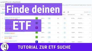 ETF Einsteiger Tutorial | mit wenigen Schritten zum richtigen ETF