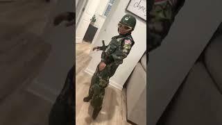 Unboxing My Army Costume