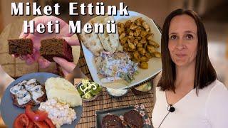 Miket Ettünk VLOG - Gyros, Óvári szelet, Brownie, Japán Hamburger - ebéd és vacsora ötletek