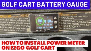 How to Install Golf Cart LiFePo4 Battery Meter