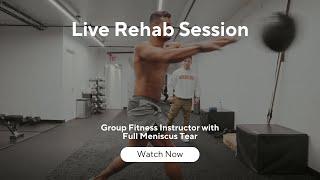 Helping NYC's Favorite Fitness Instructor With Advanced Knee Rehab | Full Medial Meniscus Tear