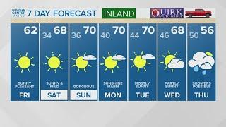 NEWS CENTER Maine Weather Video Forecast