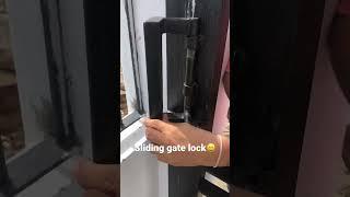 Sliding gate lock ting tang