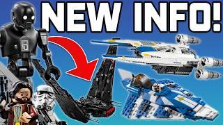 2025 LEGO Star Wars RUMOR UPDATE! (Summer Battle Pack? Kylo Ren's Shuttle! U-Wing Minifigures!)