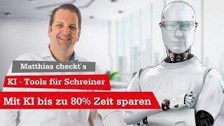 KI für Tischler und Schreiner | 80 % Zeit sparen mit künstlicher Intelligenz I Matthias checkt's!