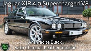 [4K] Jaguar XJR 4.0 Supercharged V8 registered May 2000 (W) finished in Anthracite Black