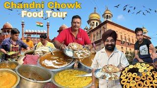 Top 5 Famous street food in Chandni Chowk | Chole Kulche , Ghewar , Jalebi , Bombay Sandwich