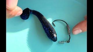 How to Rig Belly Weighted Worm Hooks with Spring Lock || Fishing 101 in Saltwater ||