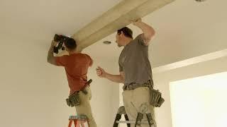 Living Room Beam Installation on Flip the Strip Episode 03