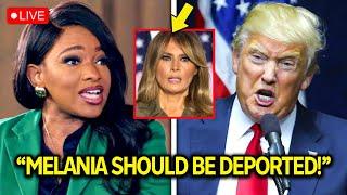 Trump LOSES IT As Jasmine Crockett Said THIS About Melania on Live TV