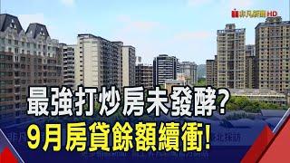 房貸利率見到3.5%！9月平均利率卻下降？前九月國銀房貸餘額"海放去年全年"｜非凡財經新聞｜20241023