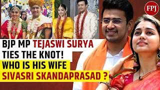 BJP MP Tejaswi Surya Ties The Knot With Multi-talented Sivasri Skandaprasad!