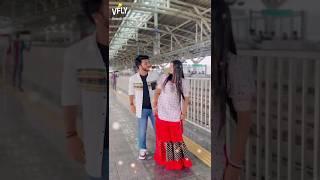 Saila Sathy & Rafsan Imtiaz Romantic Dance Moments At A Railway Station Whatsapp Status 