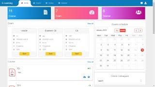 E-learning platform for online exams and courses. final year project [With source code] [Eng-Fr]