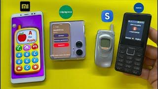 Incoming call Old Samsung A800 + Oppo Flip + Old Nokia + Xiaomi Mi