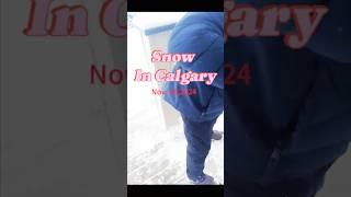 "First Snow Experience in Calgary | Winter Vlog | 11.18.2024 - Vlog #5"