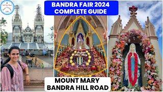 BANDRA FAIR 2024 | MOUNT MARY BASILICA BANDRA MUMBAI | BANDRA FAIR COMPLETE GUIDE | FAIR 2024 VIDEO