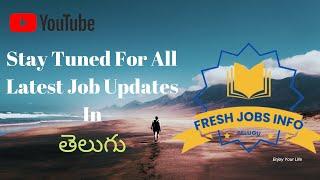 "Fresh Jobs Info" ! Work From Home Jobs!! Technical Jobs ! Stay Tuned For All The Latest Job Updates