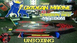 Oxidean Marine Mini Dom Carbon Fiber Self Righting RTR RC Boat Unboxing