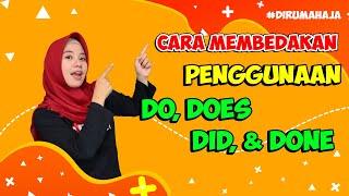 Perbedaan Penggunaan Do, Does, Did, Done Dalam Kalimat Bahasa Inggris || TEATU with Ms Ervi