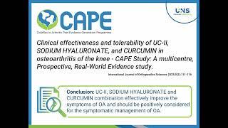 CAPE (Collaflex in Arthritic Pain Evidence Generation Programme) STUDY