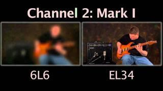 Mesa/Boogie Mark V 6L6 vs EL34 Tube Shootout Comparison