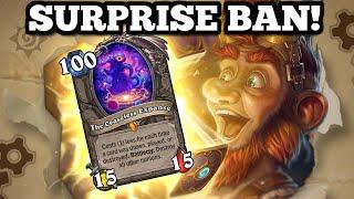 Hearthstone just banned this card! Big news coming next week?