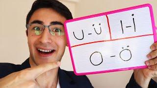 Turkish Pronunciation | Ö - Ü - İ (Most difficult letters in Turkish!)