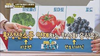 활성산소를 억제할 수 있는 항산화 '폴리페놀' 가득한 음식들 진짜 의사가 돌아왔다 18회