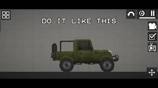 how to make living sit in jeep in melon playground