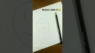 Smile Emoji trend | Draw With Tarun #shorts #charcoal #smile #instatrend