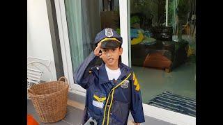 น้องออมสิน / Aomsin Kid EP11 ชุดตำรวจของออมสินน้อย The Police man