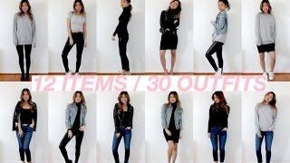 12 ITEMS = 30 OUTFITS | Spring Capsule Wardrobe | rachspeed