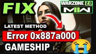 Warzone 2.0/#modern warfare 2 Error 0x887a0005 fix | mw2 #gameship error || by borntoplaygames