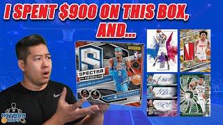 I SPENT $900 ON THIS BOX... 2023-24 Spectra Hobby Basketball