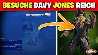 Besuche Davy Jones Reich Fortnite Piratenkodex 8 Aufgabe Fluch der Karibik