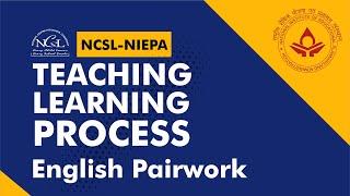 Teaching Learning Process English Pairwork