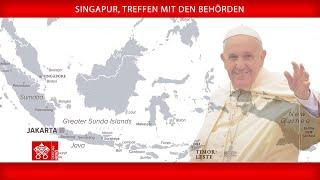 Singapur, Treffen mit den Behörden, 12. September 2024, Papst Franziskus