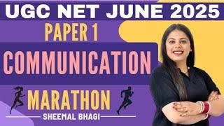 COMMUNICATION MARATHON | UGC NET JUNE 2025 Paper 1 | Sheemal Bhagi #ugcnet2025 #ntaugcnet #jrf