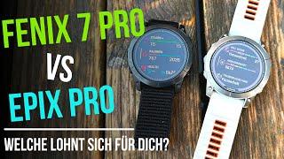 Garmin Epix Pro vs Fenix 7 Pro - Unterschiede im Detail