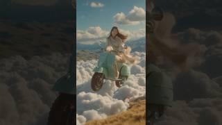 She Rode Into the Sky — A Dream You’ll Never Forget #suno #aiart #midjourney #veo2 #higgsfield