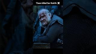 Theon Greyjoy killed Ser Rodrik Cassel - Game of Thrones